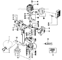 Page C Diagram and Parts List for XR-50  Weed Eater Trimmer